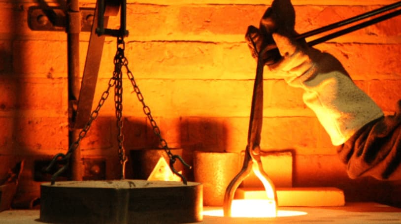 A red-hot hunk of metal