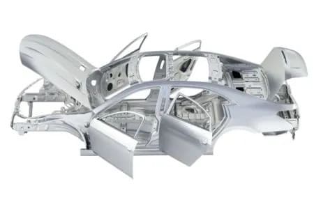 Aluminum alloy car frame
