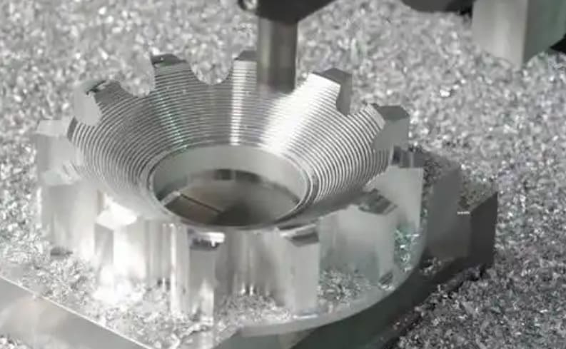 CNC machining of precision metal parts