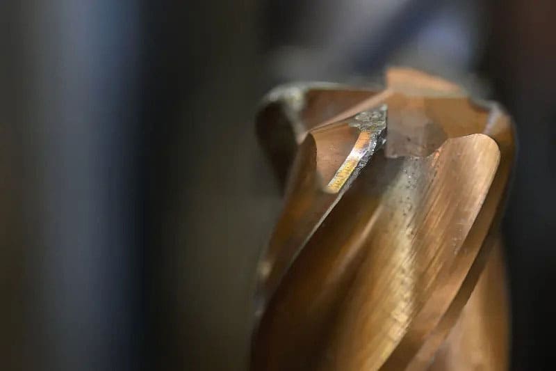 CNC tools with severe wear and tear