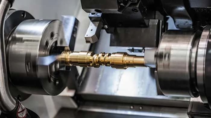 CNC turning of shaft parts