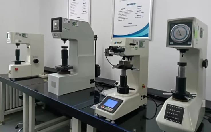 Different types of material hardness testing equipment
