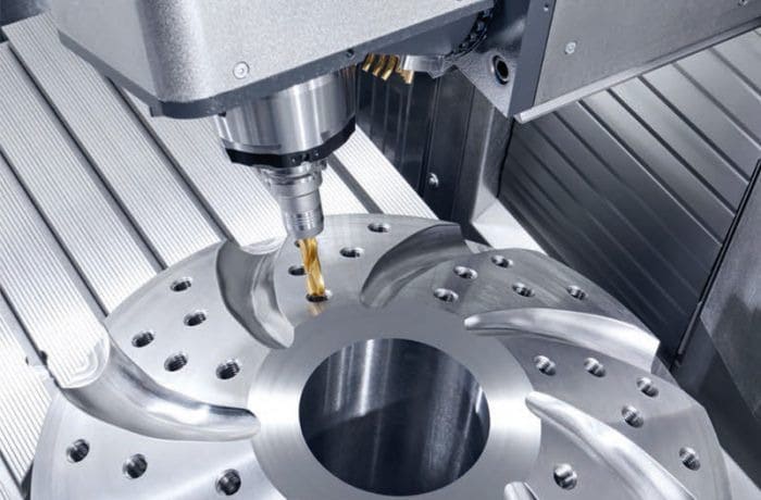 Drilling metal parts