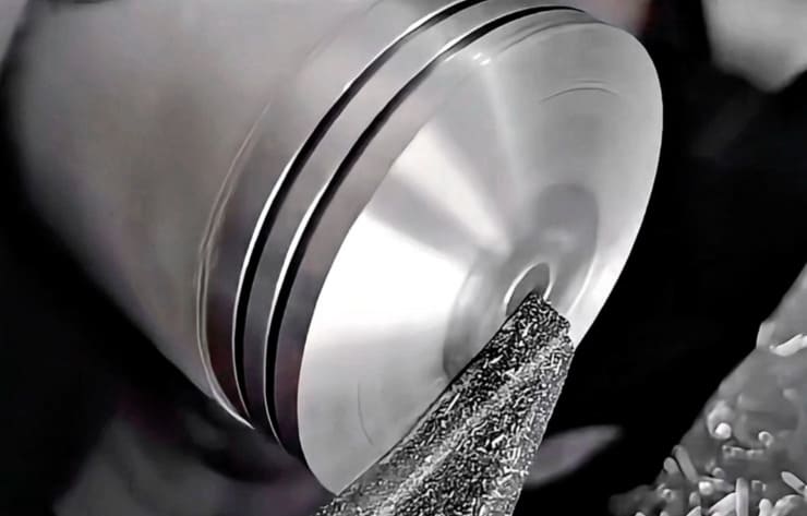 Facing turning machining