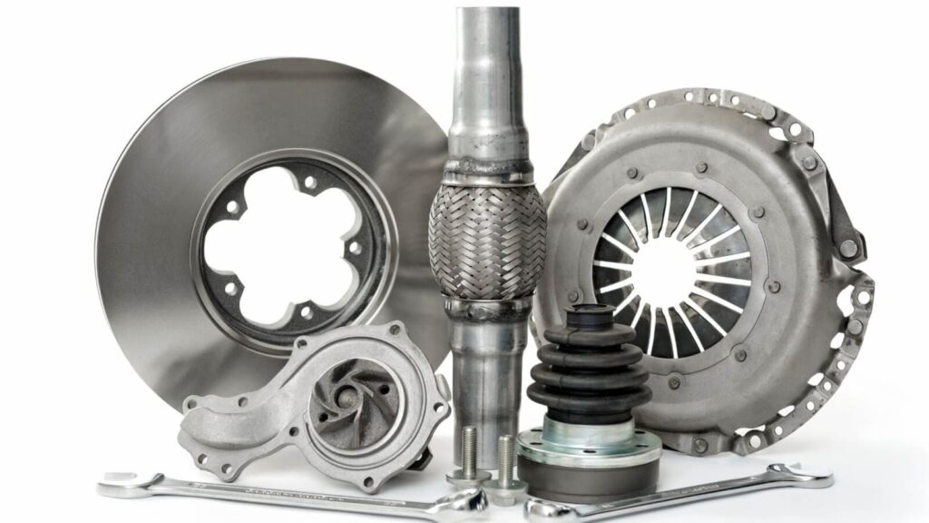 Finished parts after chemical film treatment