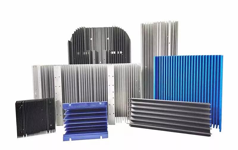 Heat sink of different colors