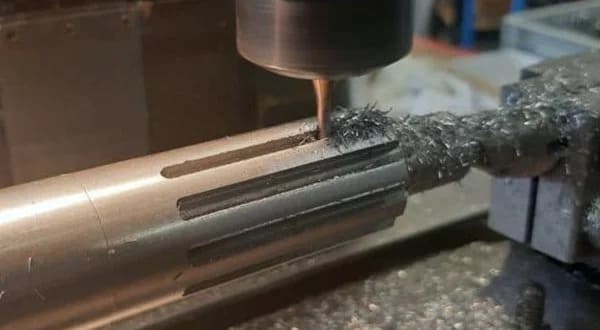 Milling spline machining
