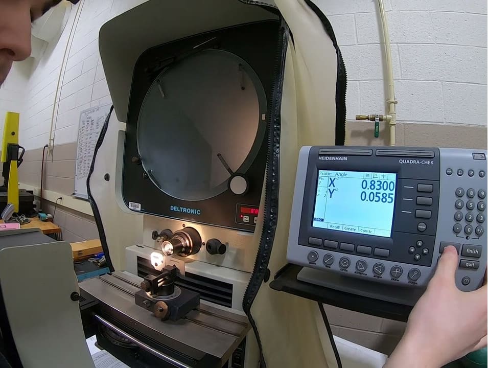 Optical comparator