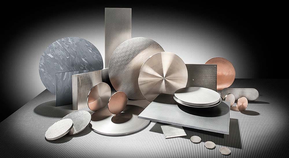 Pure metal sputtering target