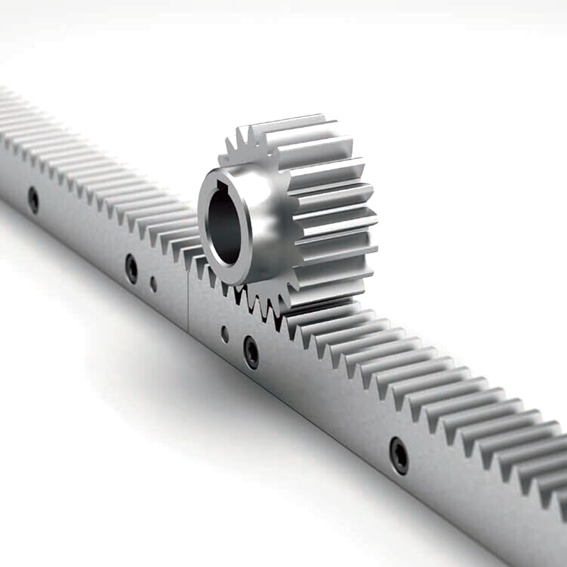 Rack and pinion gears