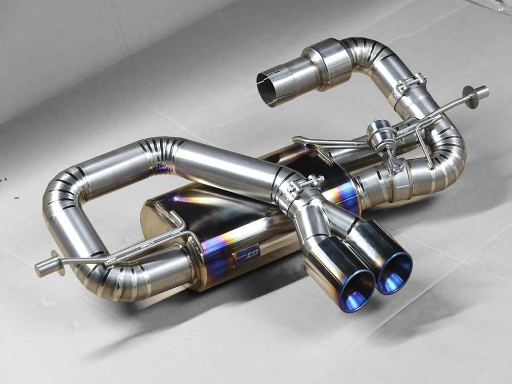 Titanium alloy exhaust pipe