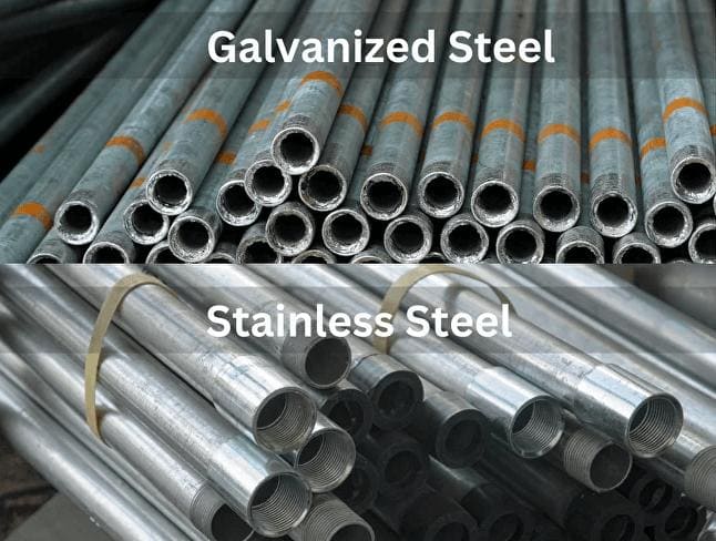 Top 8 Differences of Galvanized Steel vs. Stainless Steel